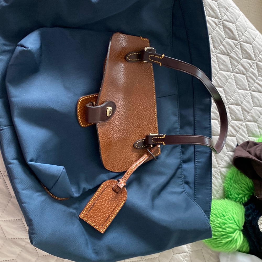 Dooney and Burke Navy Satchel Tote